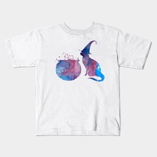 Witch cat Kids T-Shirt